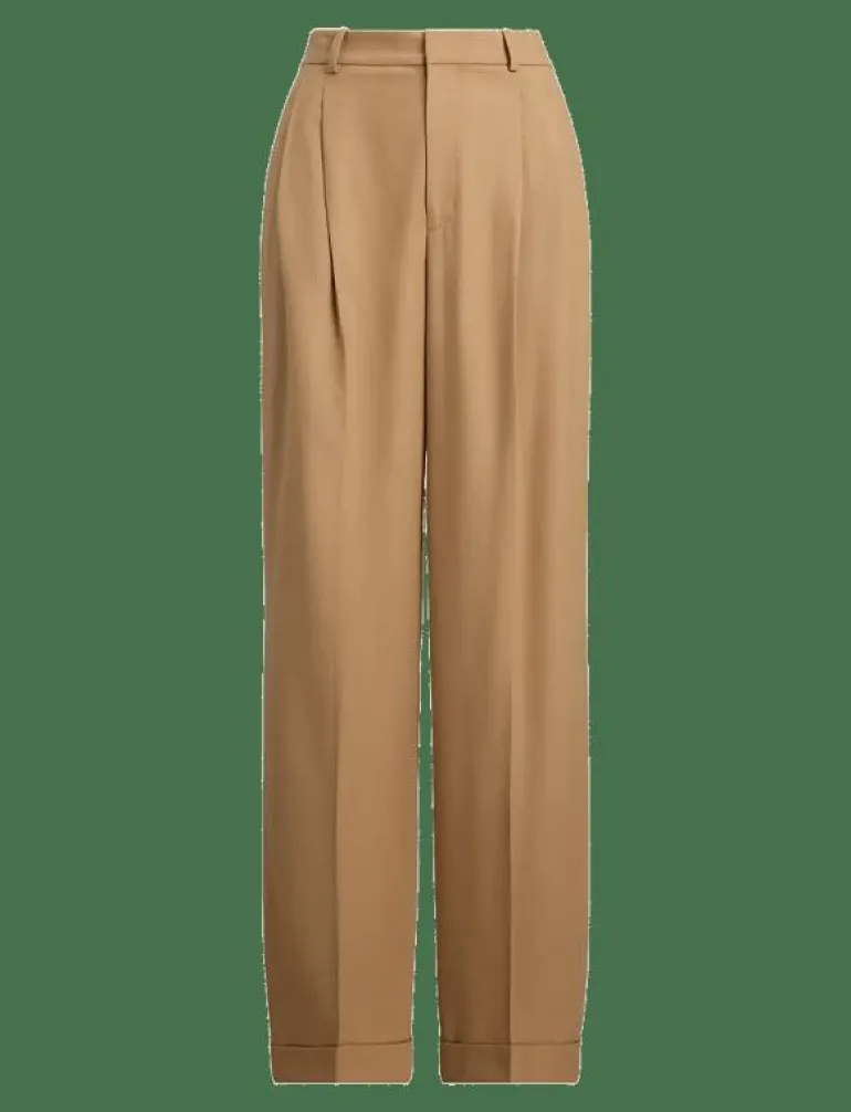 Flannel Wide-Leg Pant - Kostymbyxor
