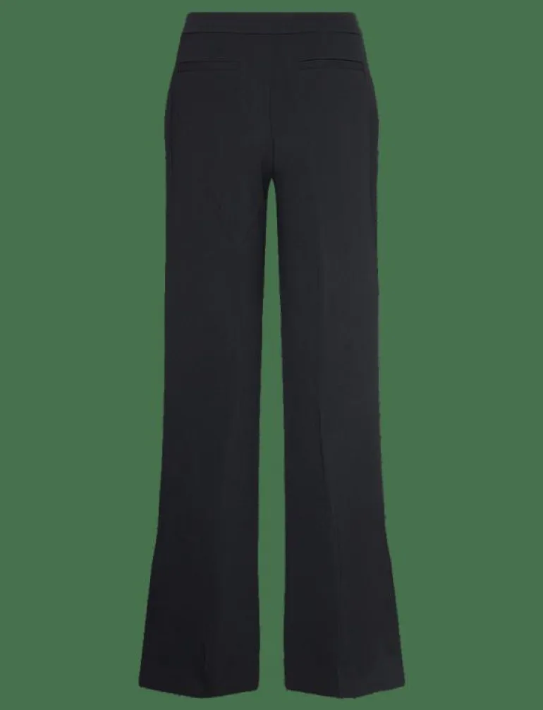 Flared Long Pants, 2273 Crepe - Kostymbyxor