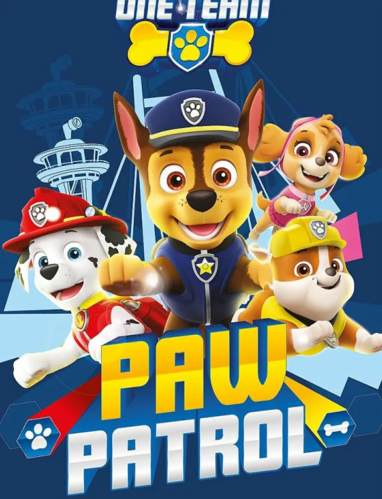 Fleece Paw Patrol - PP 1046 B - 100x140 cm - Filtar & täcken