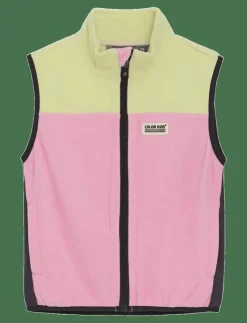 Fleece Waistcoat - Colorblock - Väst