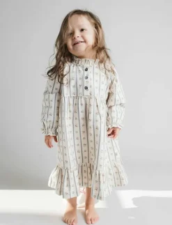Flicka dress - Långärmade babyklänningar