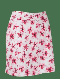 Floral Print Knit Skort - Kjolar