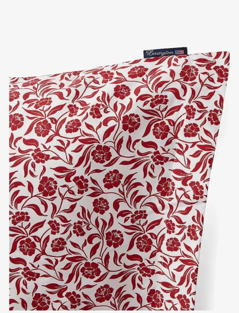 Flower Printed Cotton Sateen Pillowcase - Kuddar