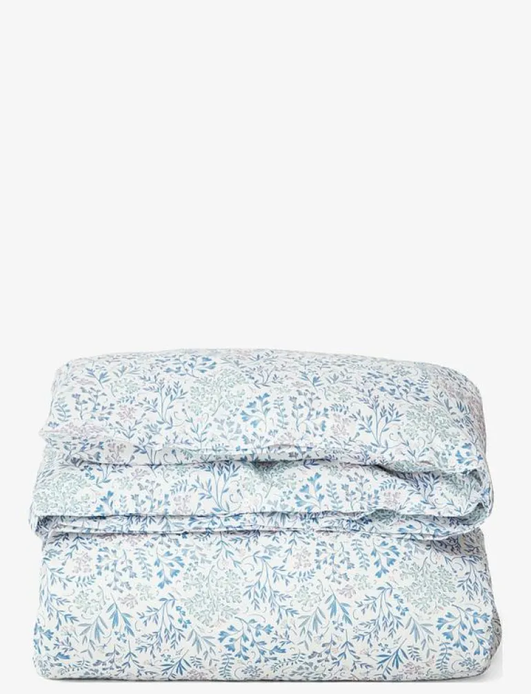 Flower Printed Cotton Sateen Duvet Cover - Påslakan