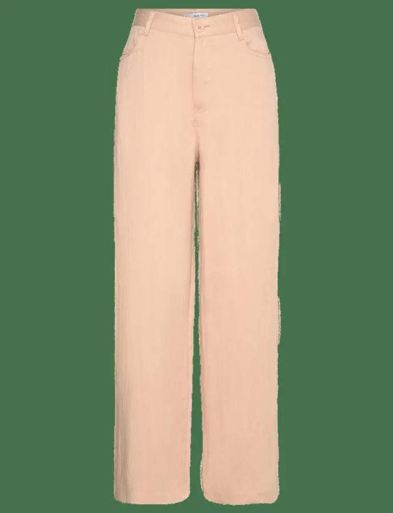 Flowy straight-fit trousers - Raka byxor