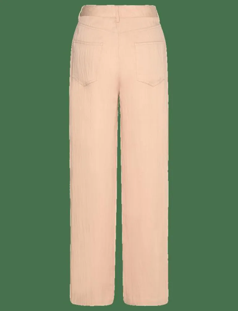 Flowy straight-fit trousers - Raka byxor