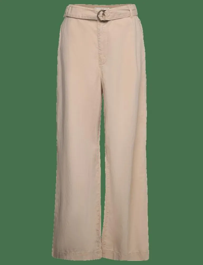 Flowy wideleg trousers with belt - Vida byxor
