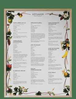 Food Pharmacy Sötsaker - Posters & Tavelramar