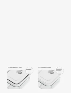 Fresh & Save, Vakuum start set Glas Vit 7-delar - Vakuumpump