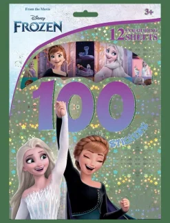 FROZEN 100 STICKERS HOLOGRAM - Klistermärken