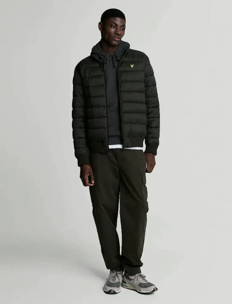 Funnel Neck Wadded Jacket - Fodrade jackor