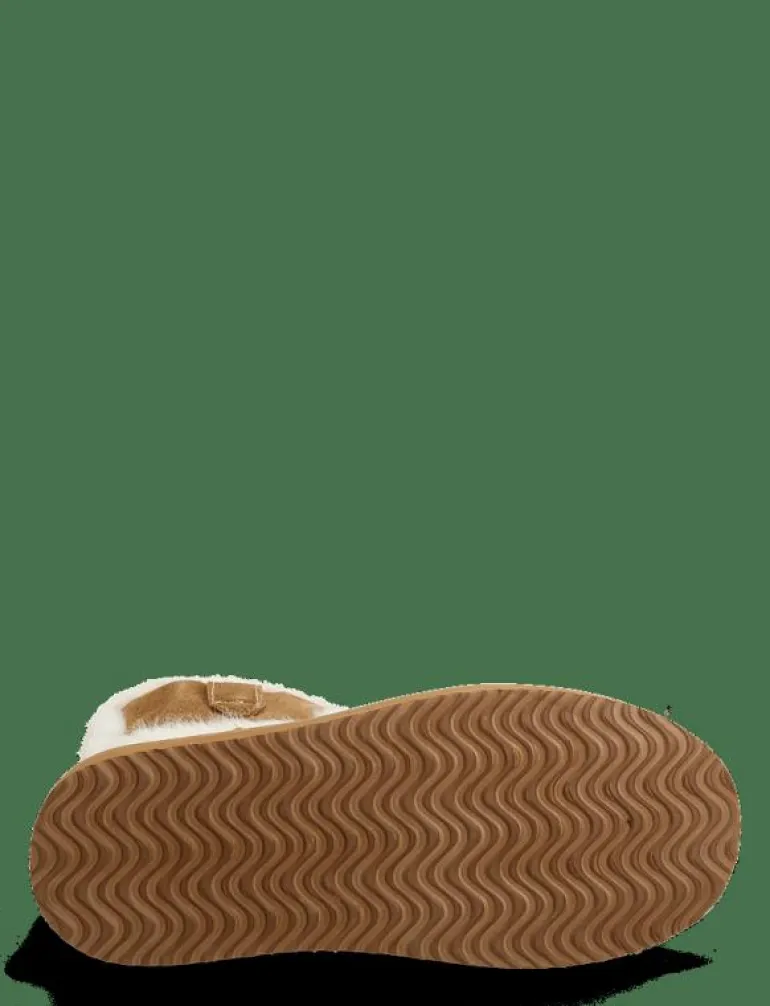 Fur-effect suede ankle boots - Vinterstövlar