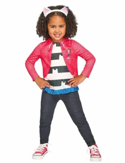Gabby's Dollhouse Top and Hairband for Dress-Up - Maskeradkläder
