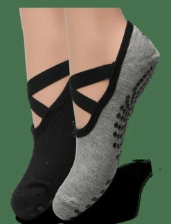 GAIAM GRIPPY YOGA SOCKS DOVETAIL 2PK - Yogastrumpor