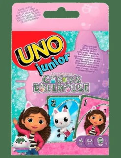 Games UNO Junior Gabby’s Dollhouse Card Game for Kids, Parents & Family Nights - Kortspel