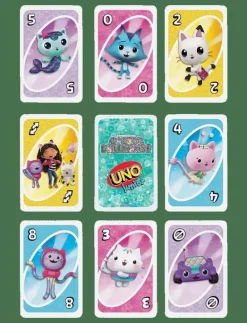 Games UNO Junior Gabby’s Dollhouse Card Game for Kids, Parents & Family Nights - Kortspel