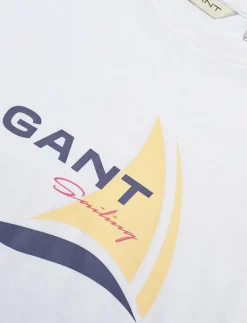 GANT SAILING GRAPHIC T-SHIRT - Kortärmade