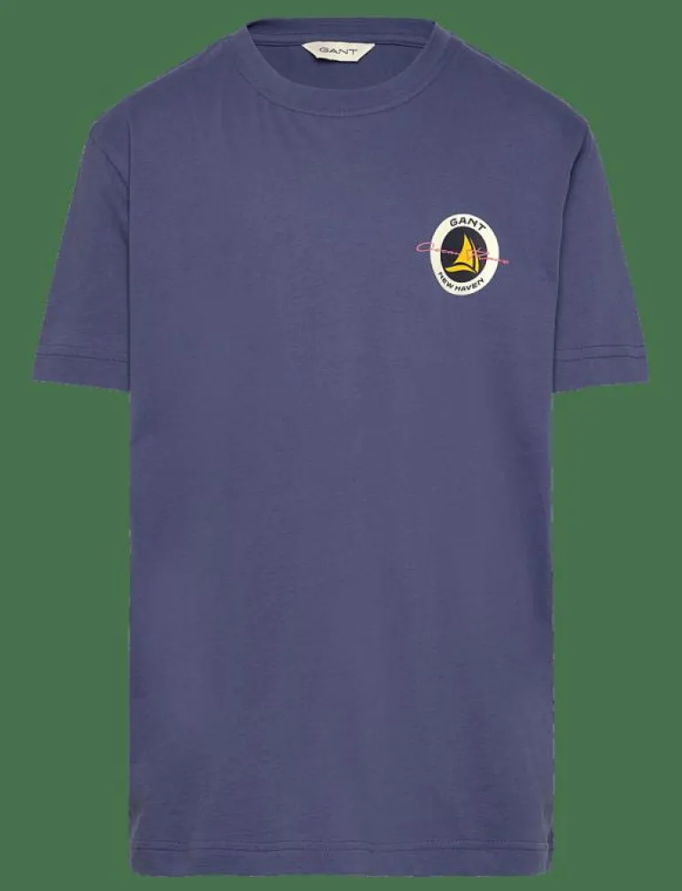 GANT SAILING GRAPHIC T-SHIRT - Kortärmade