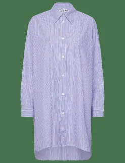 Garden Tunic Mid Blue Stripe - Overshirts