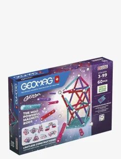 Geomag Glitter Recycled 60 Pcs - Byggsats