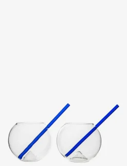 Glass with straw Magaluf 2-pack - Martiniglas & Cocktailglas