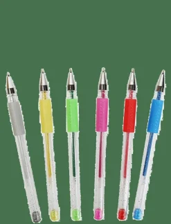 GLITTER GELPENNOR 6-P - Färgpennor