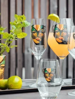 Golden Butterfly Roséglas - Vitvinsglas