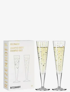 Goldnacht Champagneglas 2-p Sparkle - Champagneglas