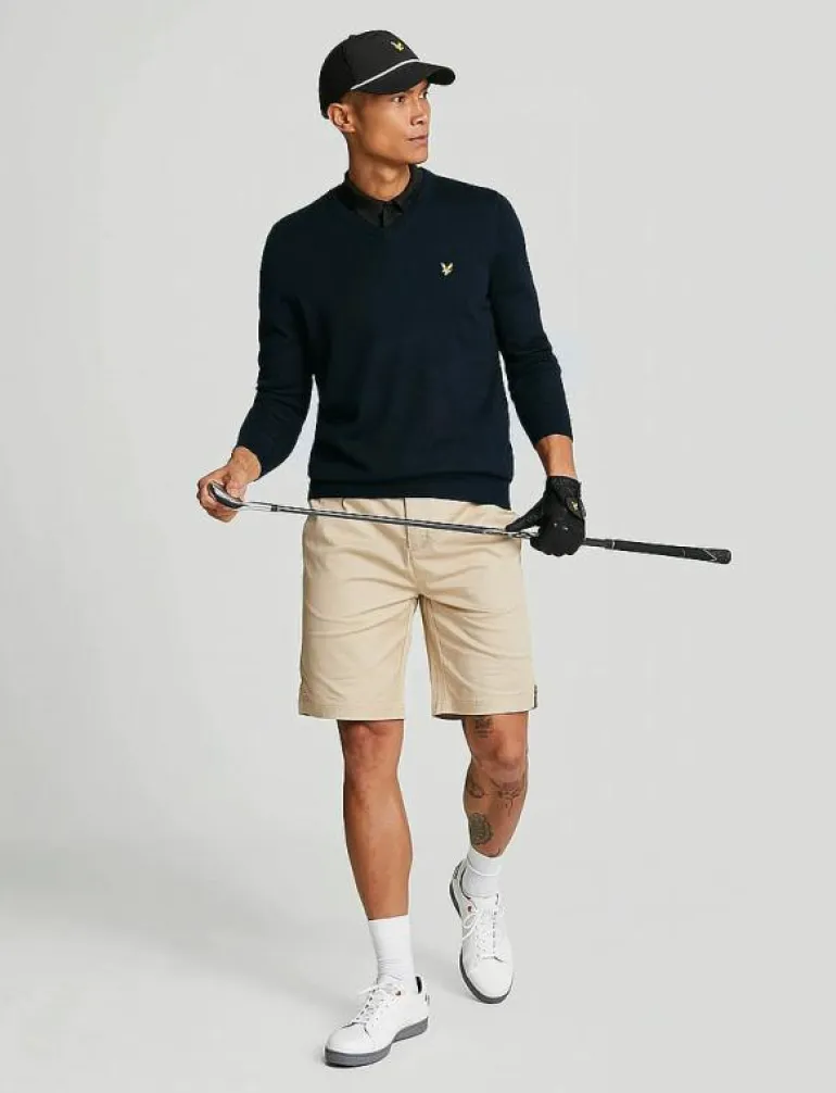 Golf V Neck Pullover - Stickat