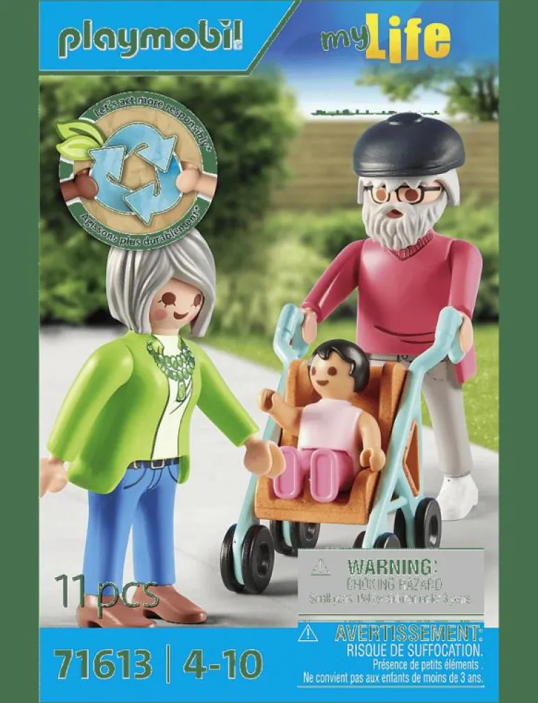 Grandparents with Baby - Playmobil Toys