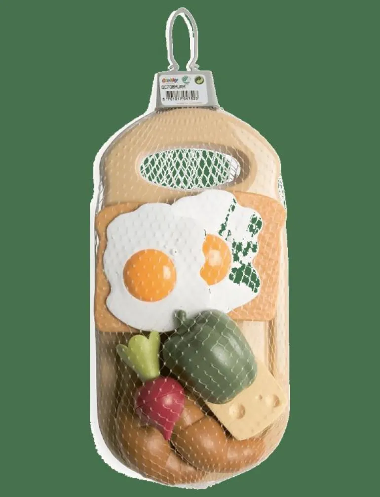 GREEN GARDEN BREAKFAST PLATTER IN NET 10 PCS - Leksaksmat & Leksakstårtor