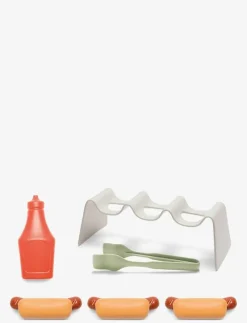 GREEN GARDEN HOTDOG SET IN BOX - Leksaksmat & Leksakstårtor