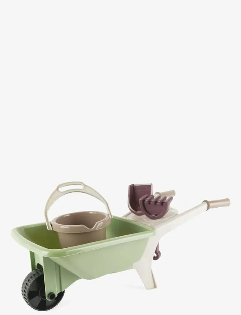 green garden wheelbarrow set -plastic wheels - Trädgårdsredskap