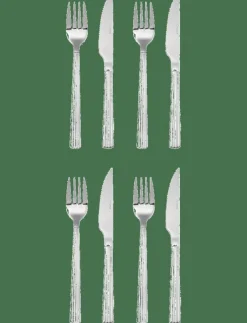 Groovy cutlery steak set 8 pcs Comes in gift box - Bestickset