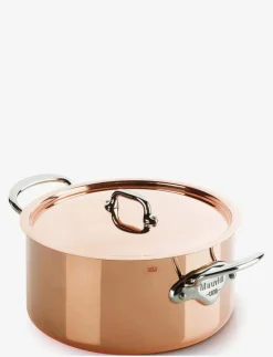 Gryta med lock M'150S 3,2 liter Koppar/Stål - Grytor