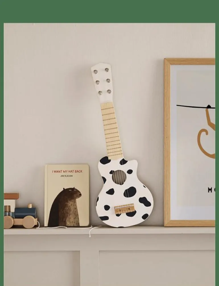Guitar black white - Musikinstrument