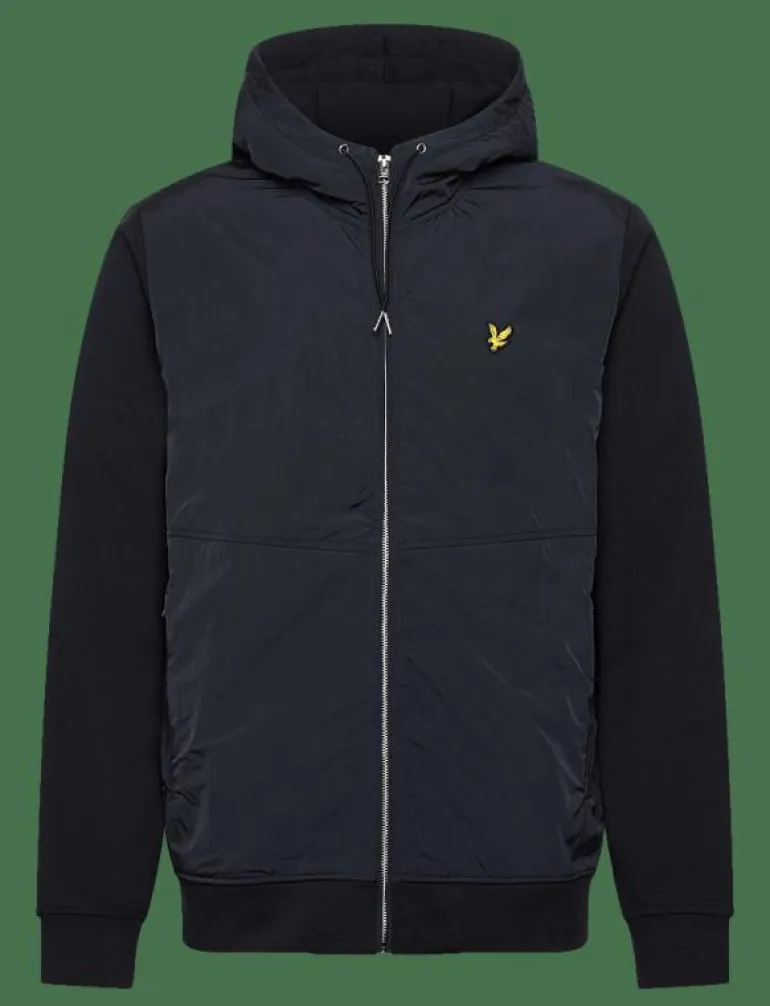 Half Raglan Hybrid Hoodie - Hoodies