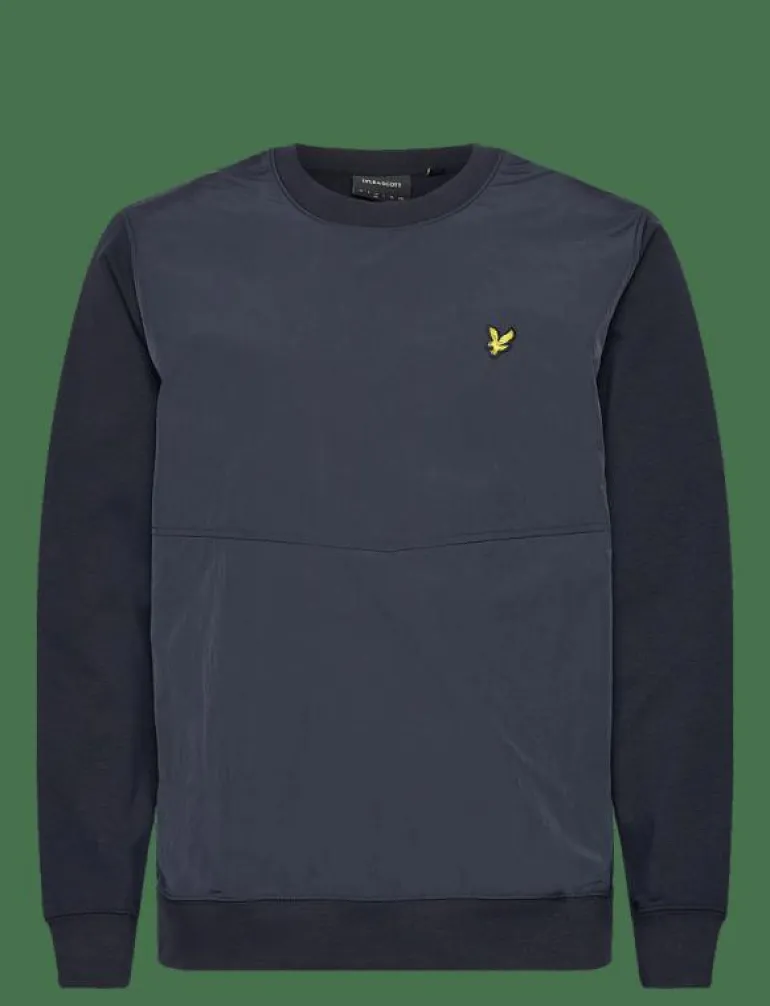 Half Raglan Hybrid Sweatshirt - Sweatshirts