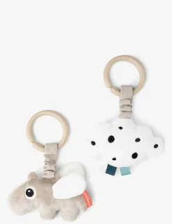 Hanging activity toy 2 pcs Happy clouds Sand - Interaktiva leksaker