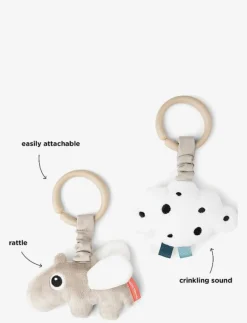 Hanging activity toy 2 pcs Happy clouds Sand - Interaktiva leksaker