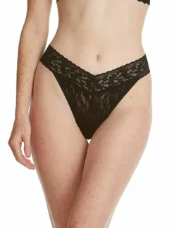 Hanky Panky Signature Lace, Original Rise Thong, 3 Pack Polybag - String