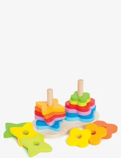 Hape Double Rainbow Stacker - Stapelbara klossar