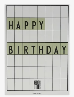 Happy Birthday flags - Kalendrar & Anteckningsblock