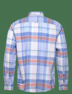Happy Linen Check Shirt-Classic Fit - Rutiga skjortor