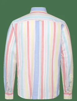 Happy Linen Stripe Shirt-Classic Fit - Randiga skjortor