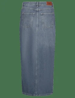 Hattie Rigid Denim Skirt - Midi kjolar