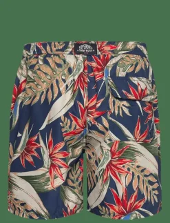 HAWAIIAN PRINT 16 SWIM SHORT - Badbyxor
