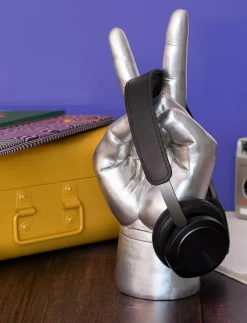 Headphone Holder Peace - Skulpturer & Porslinsfigurer