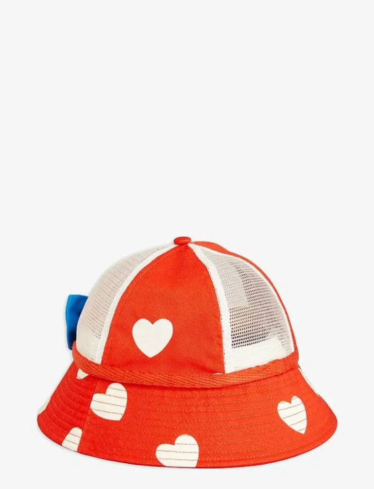 Hearts aop sun hat - Solhatt