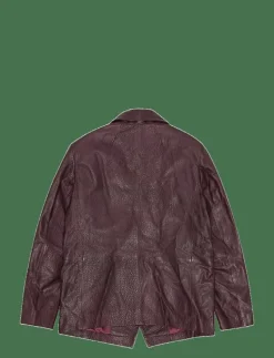 HEAVY LEATHER BLAZER - Skinnjackor